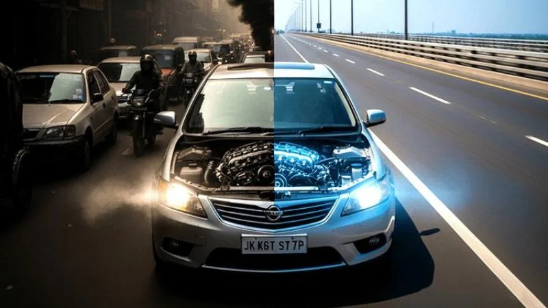 City vs Highway car mileage difference comparison